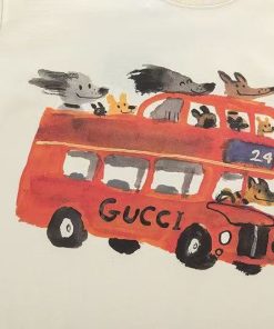 Alternative view of 구* 애니멀 버스 그래픽 반팔 티셔츠 GU-054