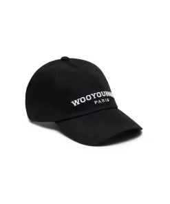 우영* WOOYOUNGM* PARIS 로고 자수 볼캡