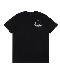 몽클레* 원형 로고 반팔 티셔츠 MC-014 블랙
