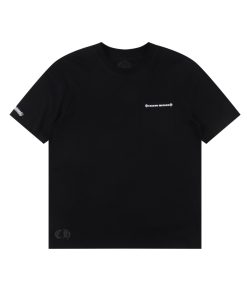 Alternative view of 크롬하* 크로스 프린트 반팔 티셔츠 CH-013 블랙