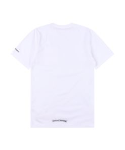 Alternative view of 크롬하* 넥 로고 프린트 반팔 티셔츠 CH-005